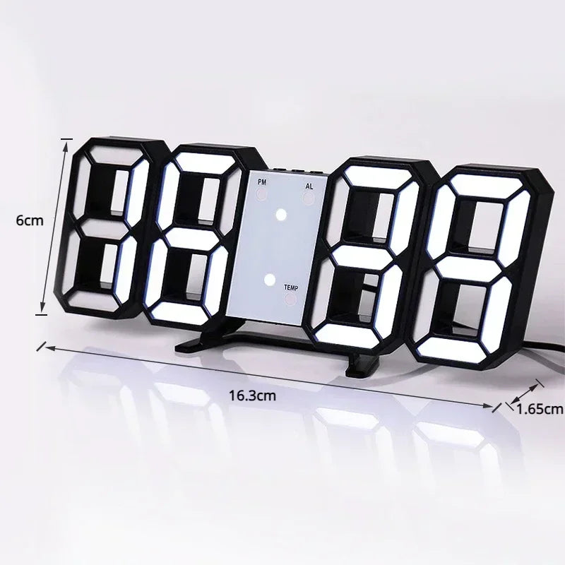 Relógio Digital de Parede com Display LED