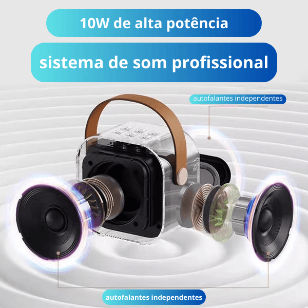 Mini Karaokê Portátil